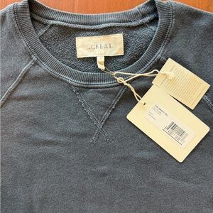 The GREAT Slouch Sweatshirt in Washed Navy Size 2 New with Tags